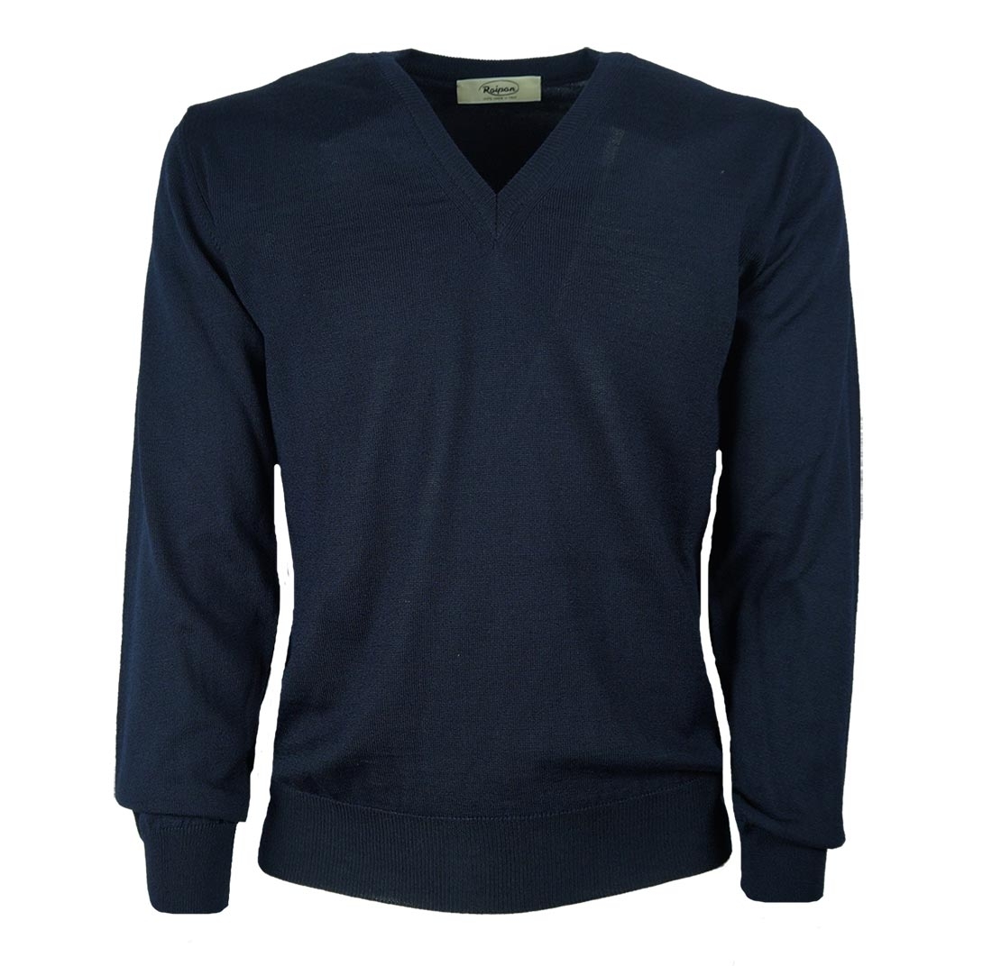 RAIPAN Polo Uomo Manica Lunga Misto Lana Merinos Leggera Vele dei Mari Made in Italy RAIPAN Polo Uomo Manica Lunga Misto Lana Merinos Leggera Vele dei Mari Made in Italy