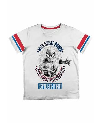Marvel T-Shirt Spiderman Cotone Jersey Leggero Bambino