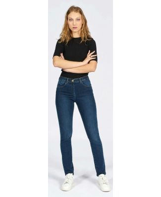 Iber Pantalone Garda Lungo Jeans Vestibilità Slim Fit Donna