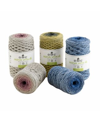 DMC Eco Vita 4 Multicolor Filato Cotone Riciclato Per Hobby