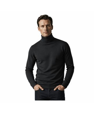 Saggio Dolcevita 351 Puro Caldo Cotone Felpato Uomo