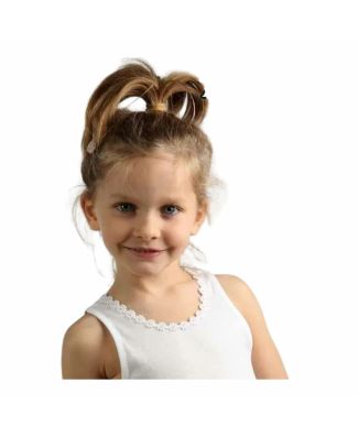 FDB 508 Set 3 Pezzi Top Intimo Cotone Mako Pizzo Bambina