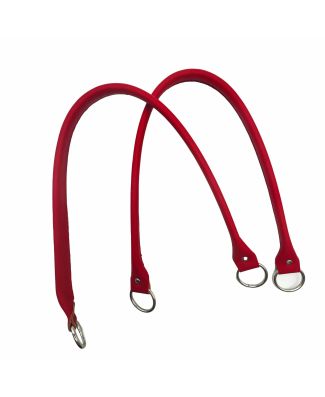 TreSfere 2 Manici Ecopelle 64 cm Coppia Artigianale Elegante per Borse Uncinetto