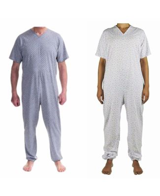 Saggio Tutone Sanitario Mezze Maniche Zip Posteriore Made in Italy