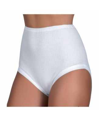 Moretta 44 Slip Classico Alto Cotone Costina Set 3 Pezzi Donnarn