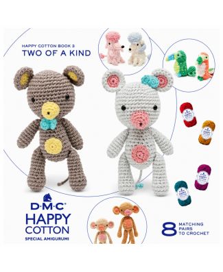 DMC Book N°3 Crochet Happy Cotton Amigurumi A Coppie