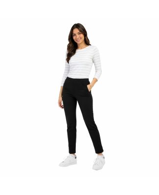 Carla Ferroni 16624 Pantalone Bengalina Elasticizzato Donna
