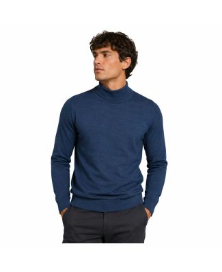 Saggio Lupetto Misto Lana Merinos Rasato Made In Italy Uomo