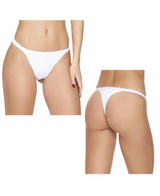 Intimy 107 Set 6 Pezzi Slip Perizoma Donna Cotone Donna