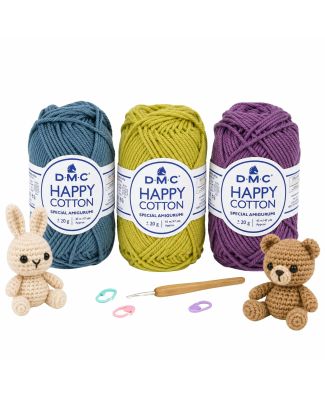 DMC Happy Cotton Filato Amigurumi In Cotone Satinato Taglia Unica