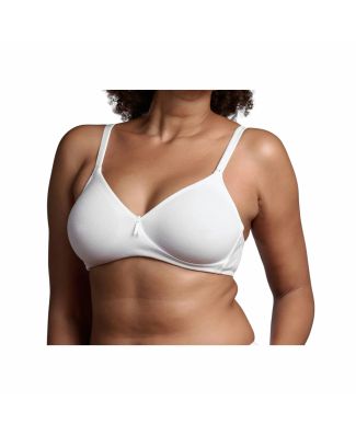 Lepel 355 Reggiseno Coppa C Incrociato in Cotone Senza Ferretto Donnarn