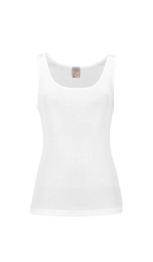 SalGiu Canottiera  3 Pezzi  Taglie Forti Top 100% Cotone Estiva Spalla Stretta Pizzo Macrame 10 Bianco 108088531