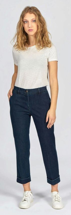 Iber Pantalone Petra Jeans Tre Quarti Donna
