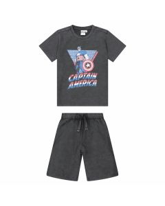 Melby Completo 95L5324RTY Captain America Cotone Bambino