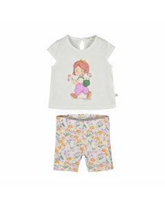 Completo con pantalone 25L7821 cislista per neonata