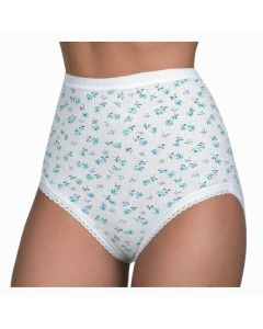 Moretta 44 Slip Classico Alto Cotone Costina Set 3 Pezzi Donna