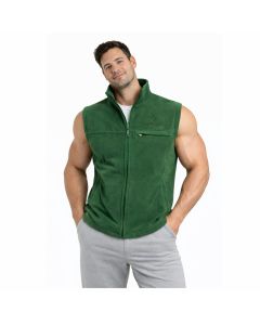 Be Board Gilet 9832 Smanicato in Pile Uomo Taglie Forti