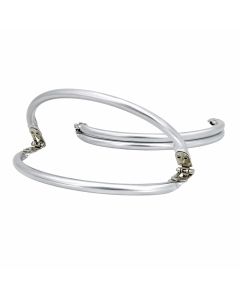 Tre Sfere Chiusura A Molla Clutch Rotonda 19 Cm Set 2 Pezzi