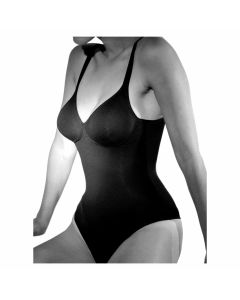 Gios Peonia Body Coppa B in Cotone Biologico con Coppe Preformate Modellanti Donna