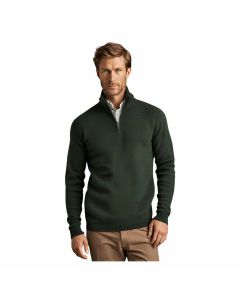 Maglione Mezza Zip UM7511 in Morbida Lana Lambswool Muline Pesante Set 1 o 2 Pezzi da Taglia M a 3XL Tinta Unita Melange Uomo