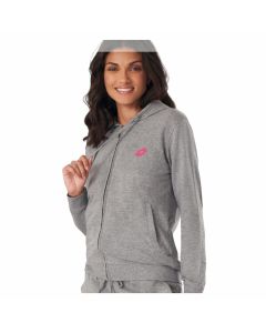 Lotto Felpa LA1019 Felpa Casual Con Zip e Cappuccio in Puro Cotone Leggero Estivo Donna