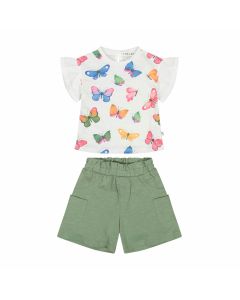 Melby Completo 45L7783K Farfalle Cotone Bambina