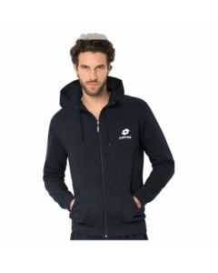 Lotto Felpa LA1116 Felpa Casual Con Zip e Cappuccio in Puro Cotone Leggero Estivo Uomo