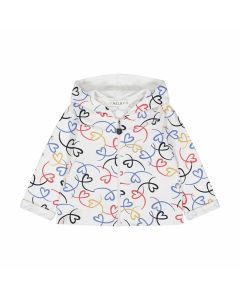 Melby Felpa 45D5973K Zip Cuori Cotone Neonata
