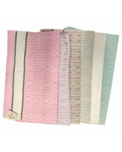 Lovely Home 9 Pezzi Asciugamani Ospite Chic 40X55 Cm Puro Cotone