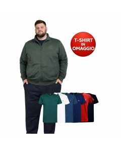 Be Board Tuta Completa Taglie Forti Invernale Uomo Con T Shirt Omaggio