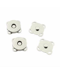 Tre Sfere Calamita Applique Magnetica 18mm Per Borse Set 4 Pezzi