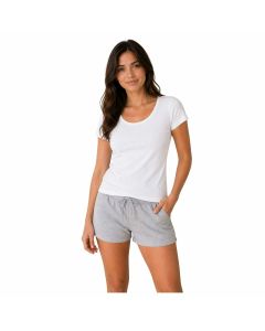 FDB 62 Maglia Mezza Manica Cotone Scollo Tondo Donna