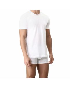 Cagi 1328 T Shirt Girocollo Cotone Pettinato Antibatterica Antiavvitamento Uomo