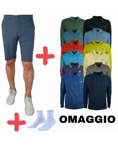 Completo Casual Bermuda Sea Barrier e Polo 9004 Colore Casuale Manica Lunga Scelta Taglia con Calze Omaggio Offerta 49 90 Euro