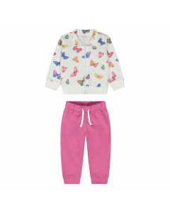 Melby Tuta 95M9303 Felpa Zip Cotone Bambina