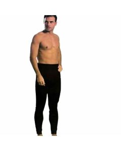 Set 3 Pezzi Calzamaglia Cotone Felpato Uomo Leable Nero