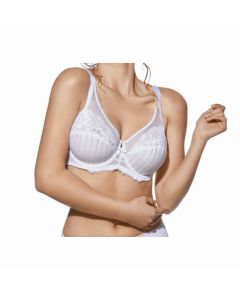 Selene Mariluz Reggiseno Coppa C con Ferretto in Tulle e Pizzo Donna
