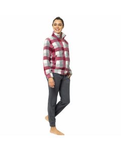 Lotto Tuta Completa Donna in Sherpa LA6072 Modello con Felpa Zip Lunga e Pantalone Caldo e Morbido Donna