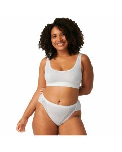 Sloggi 6 Slip in Pizzo Chic Tai Morbido Cotone Donna e Profumatore Saggio