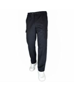 Sea Barrier Pantalone Jaco Stretch Modello Cargo Elasticizzato in Cotone Felpato con Tasconi Laterali e Coulisse in Vita Uomo