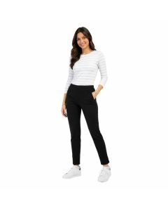 Carla Ferroni 16624 Pantalone Bengalina Elasticizzato Donna