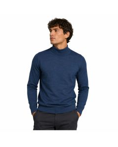 Saggio Lupetto Misto Lana Merinos Rasato Made In Italy Uomo
