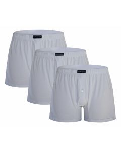 Nottingham 3 Boxer 7100 In Puro Cotone Mercerizzato con Apertura Davanti Elastico in Vita Extra Morbido Traspirante Uomo