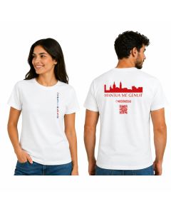 Vestiesse Tshirt Cotone Con Logo e Skyline Mantova Unisex