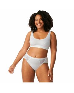 Sloggi 6 Slip in Pizzo Chic Midi Morbido Cotone Donna e Profumatore Saggio
