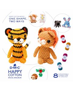 DMC Book N°1 Crochet Happy Cotton Amigurumi All'Uncinetto