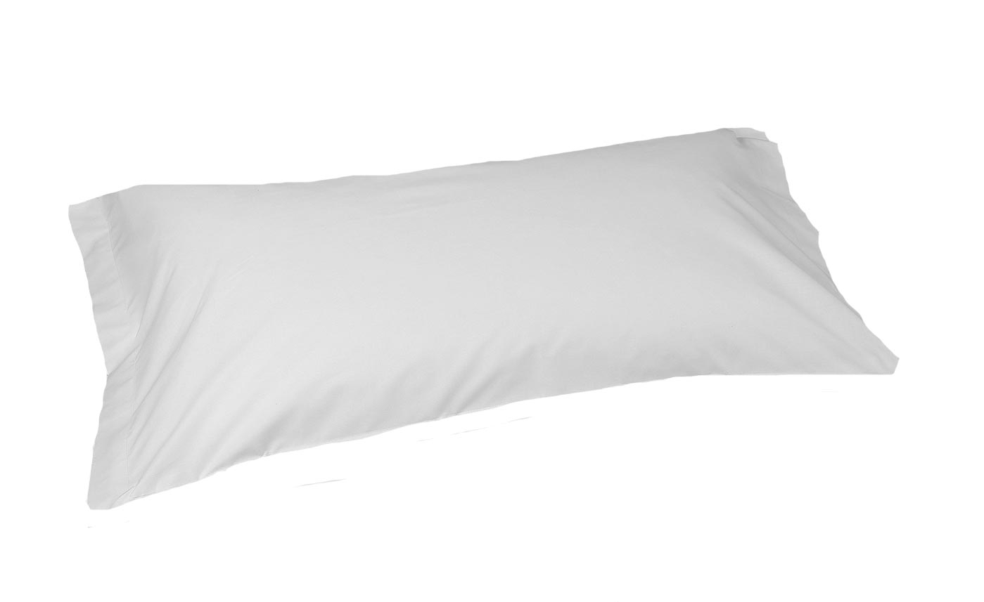 COPPIA FEDERE CUSCINO CON VOLANI PURO COTONE MADE IN ITALY DREAMS 52X82CM